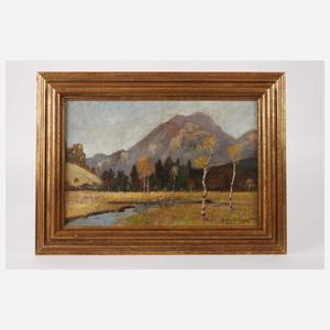 Hermann von Le Suire, Voralpenlandschaft