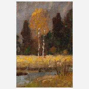 Hermann von Le Suire, Voralpenlandschaft