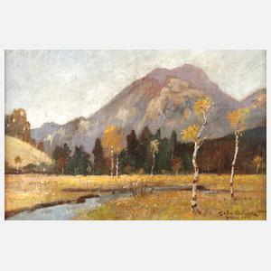 Hermann von Le Suire, Voralpenlandschaft