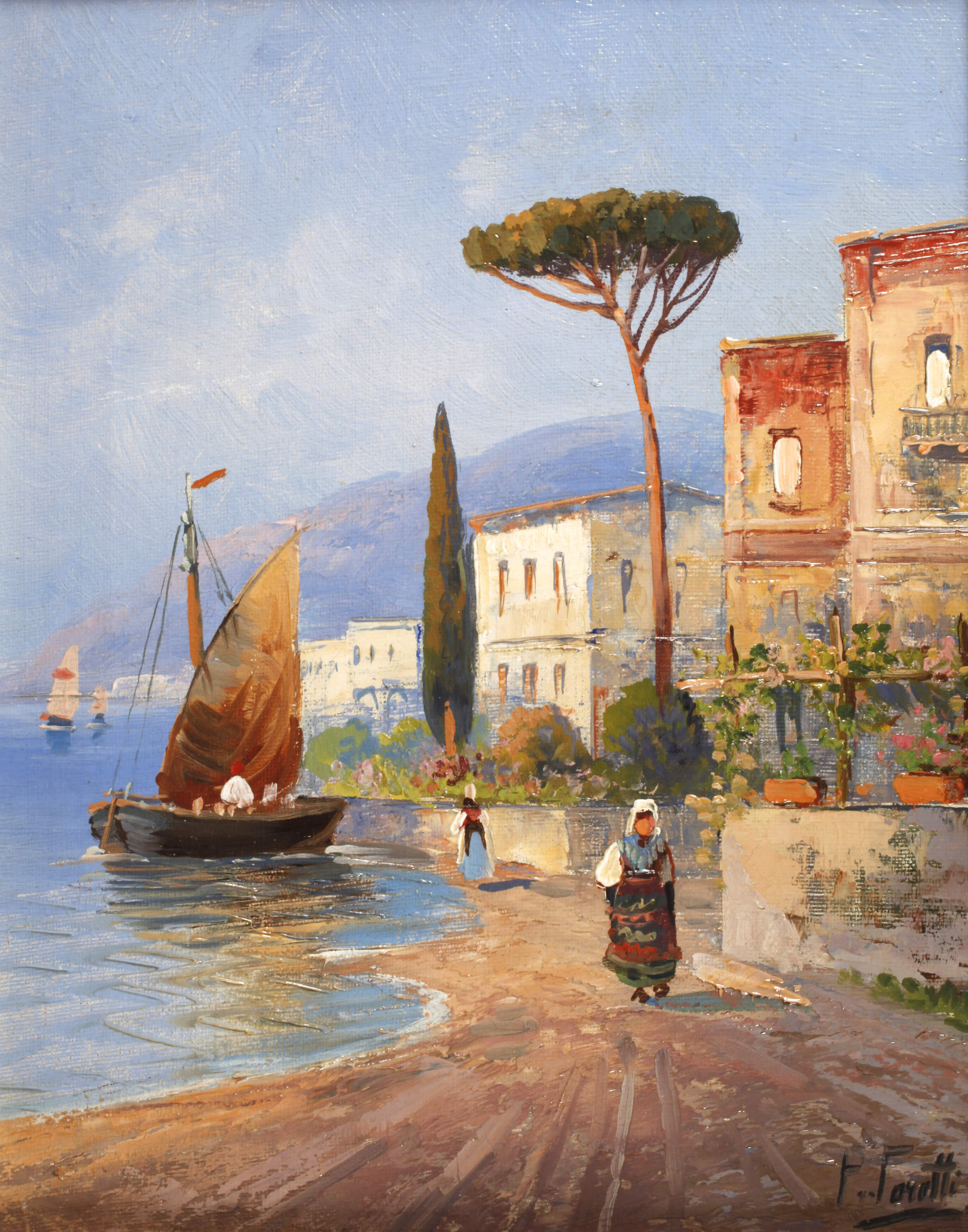 Pietro Toretti, Mediterrane Landschaft