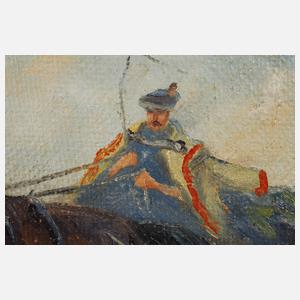 János Viski, Ungarische Pferdekutsche