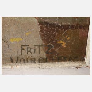 Fritz Voirol, Gartenszene