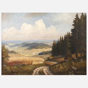 Georg Wegener, Waldrand im Vorharz