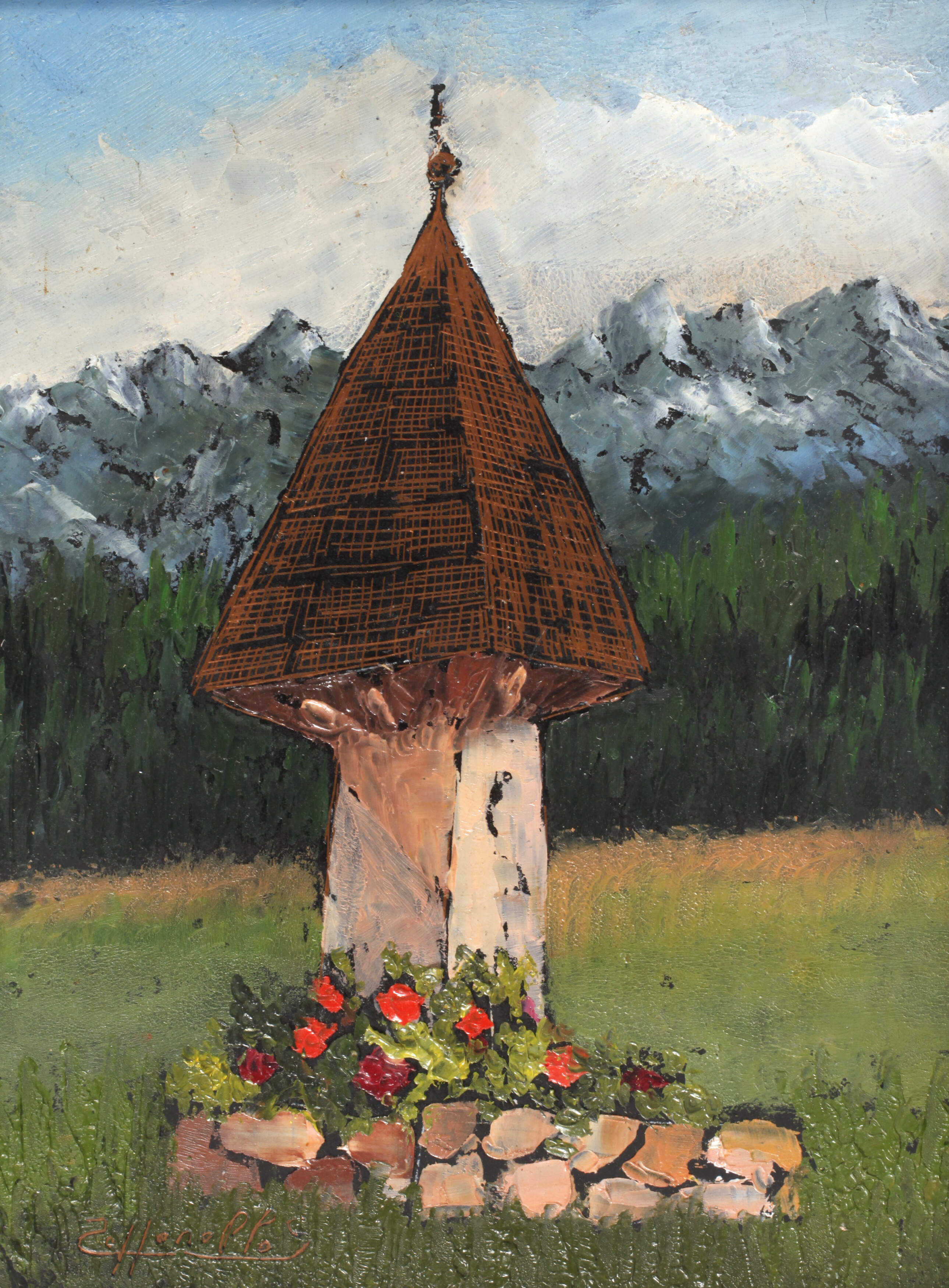 Sergio Zaffanello, Marterl im Gebirge