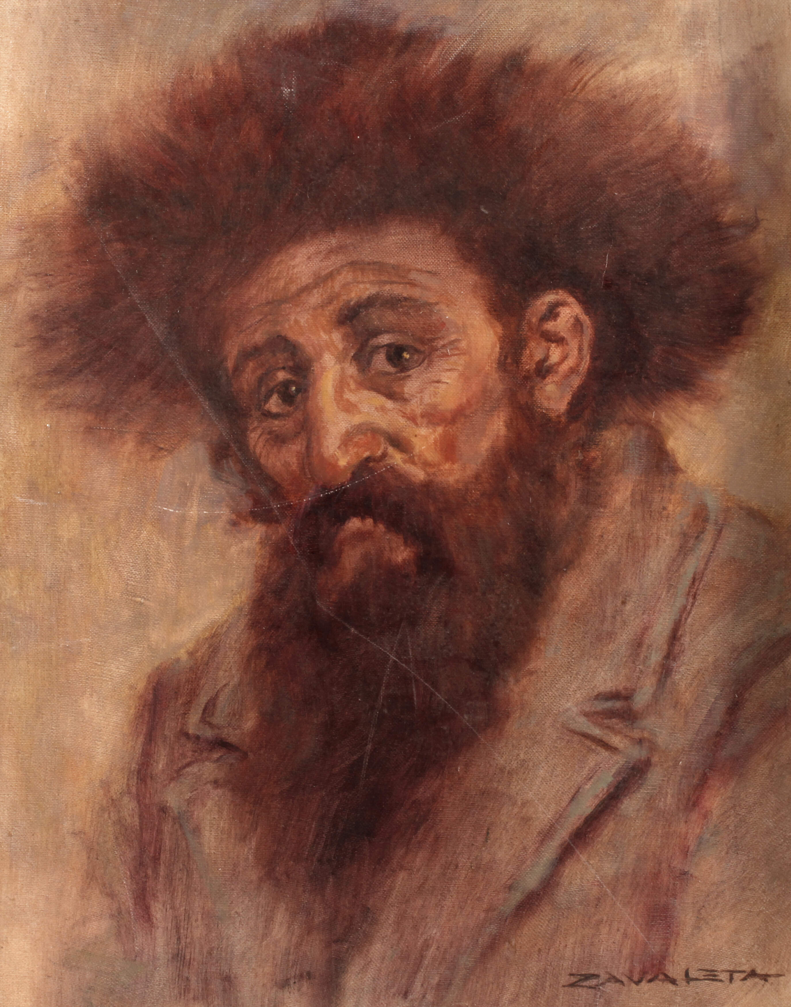 Severo Enrique Zavaleta, Alter Mann mit Bart