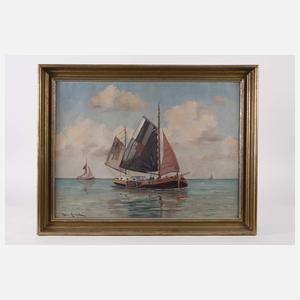 Boote auf stiller See