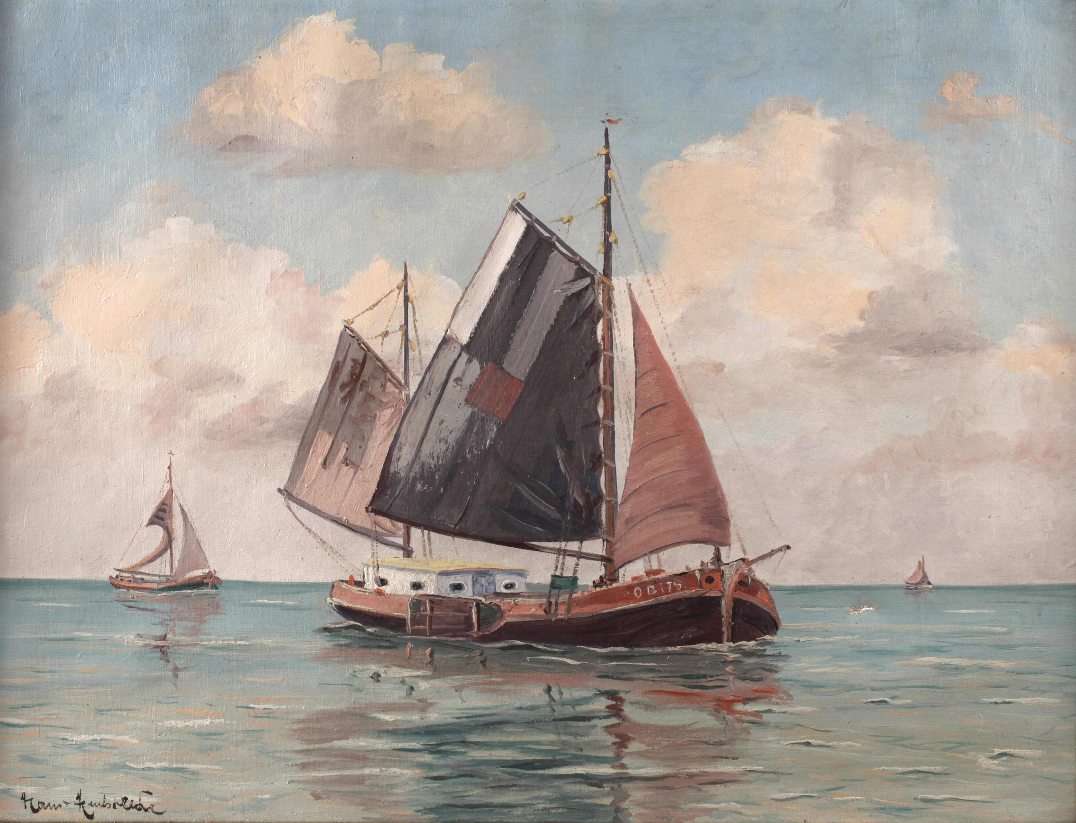 Boote auf stiller See