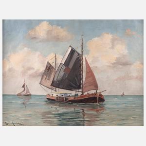 Boote auf stiller See