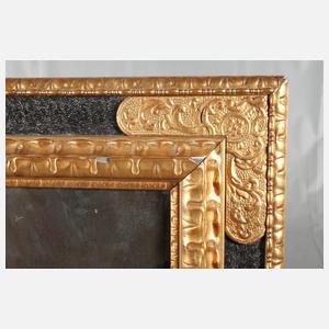 Elegantes Damenportrait des Jugendstils