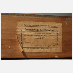 Elegantes Damenportrait des Jugendstils