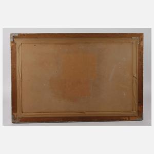 Sitzende Dame in Blau