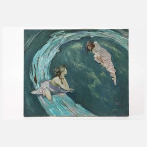 Zwei Frauen im Strudel