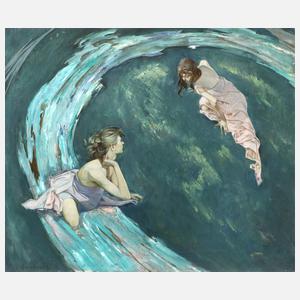 Zwei Frauen im Strudel