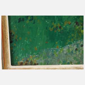 Baumgruppe in Sommerlandschaft