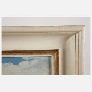 Baumgruppe in Sommerlandschaft