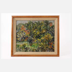 Bei der Gartenarbeit