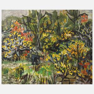 Bei der Gartenarbeit