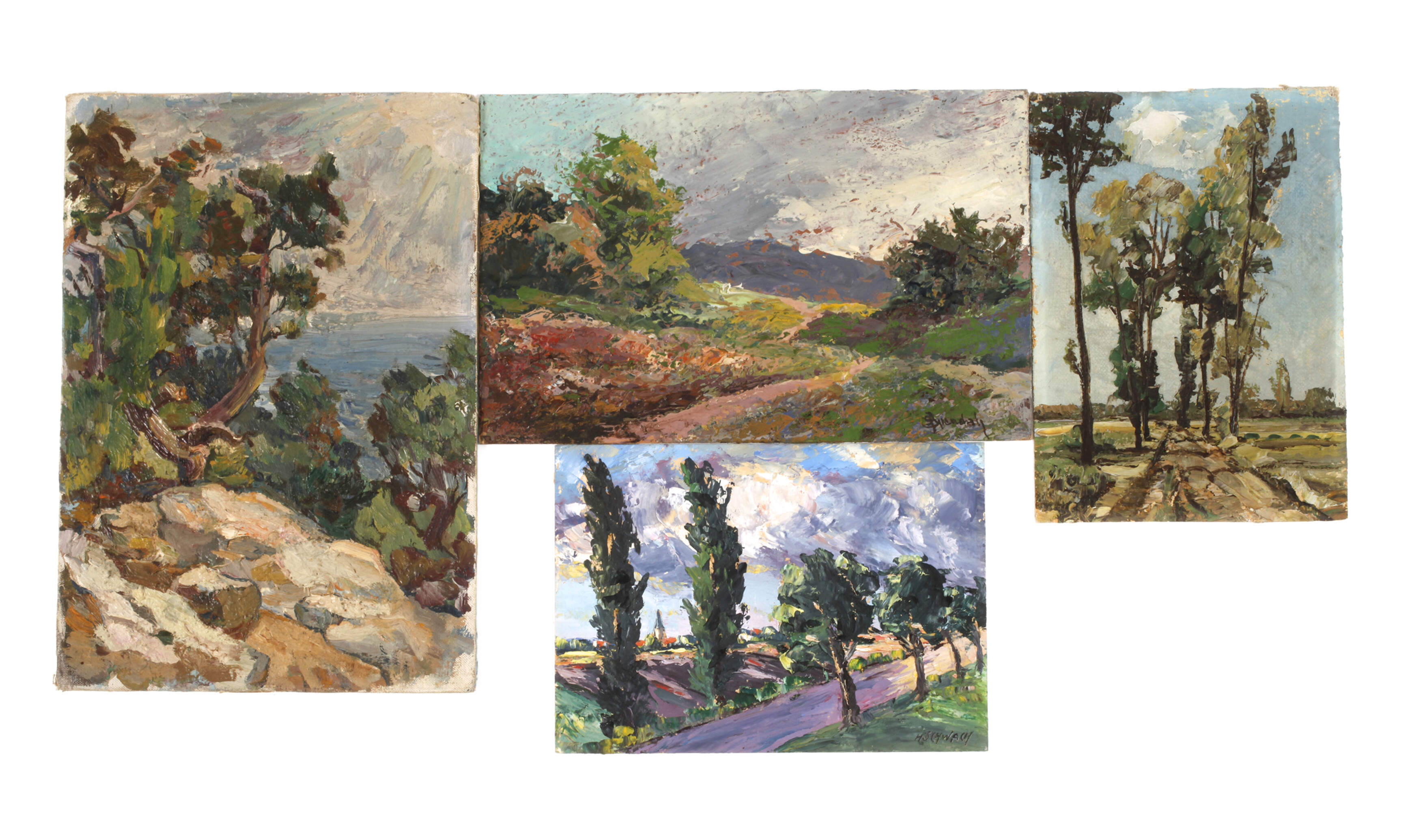 Konvolute Landschaftsgemälde