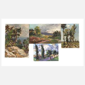Konvolute Landschaftsgemälde