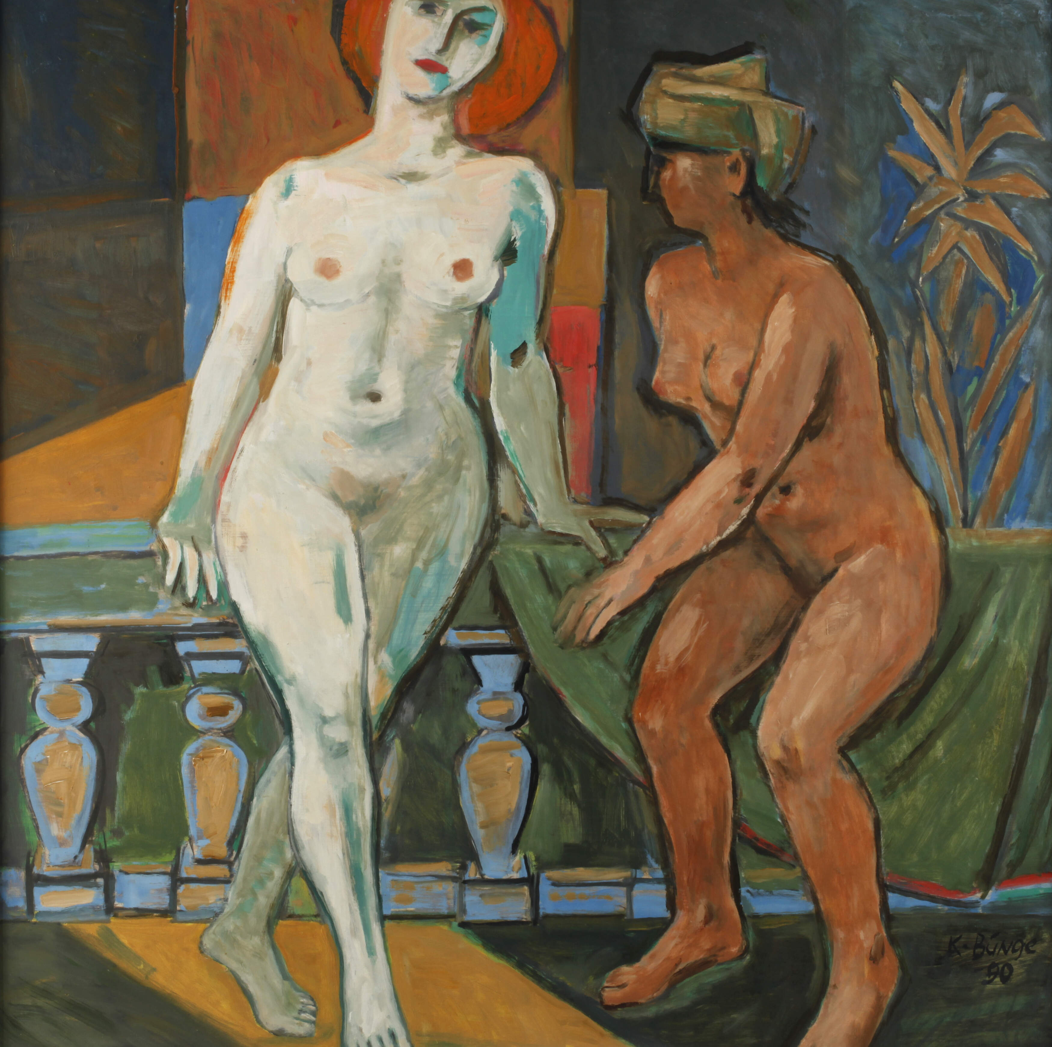 Kurt Bunge, Zwei Akte auf dem Balkon