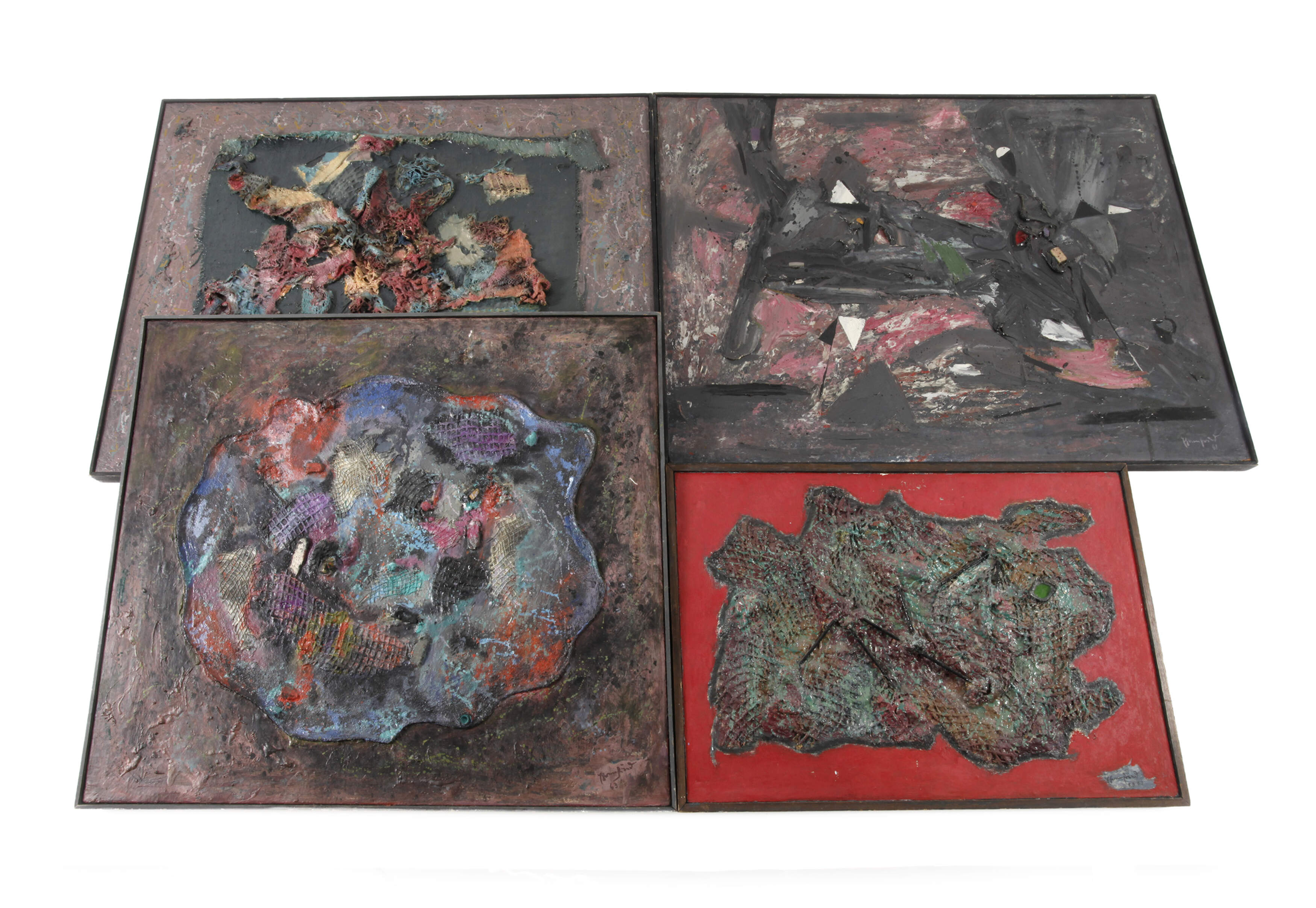 Ehrenfried Viola, Vier Mischtechniken