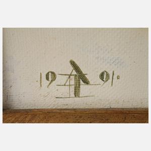 Andrej Vystropov, Der Anfang des Malers