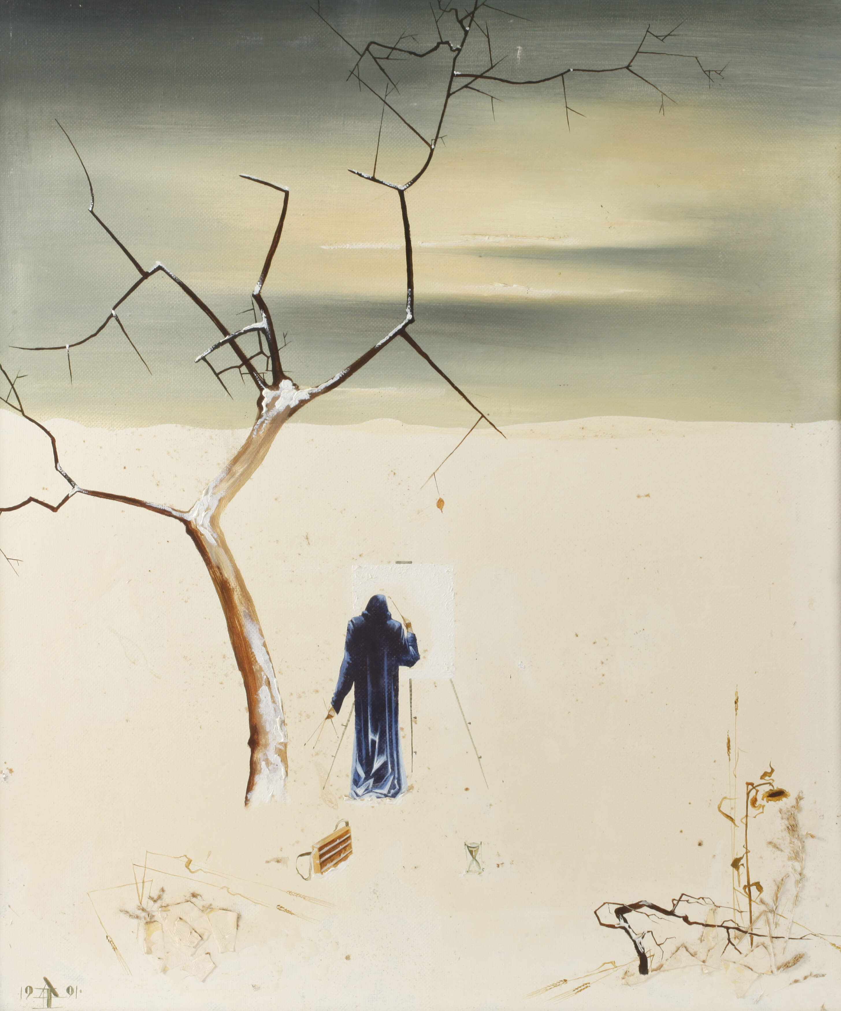 Andrej Vystropov, Der Anfang des Malers