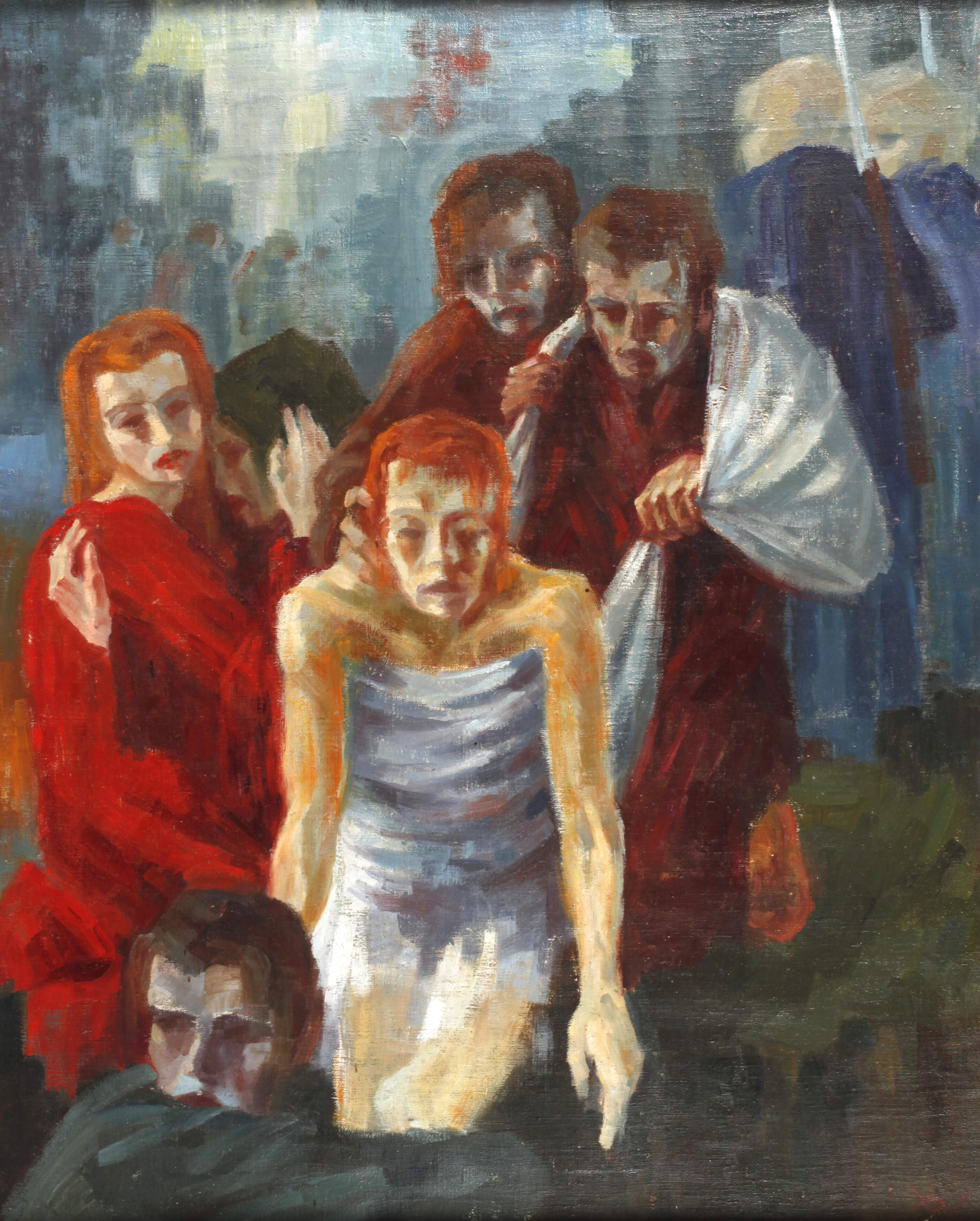 Moderne Adaption Jesu Grablegung