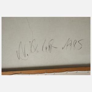 Zeitgenössisches Doppelgemälde Acrylmalerei