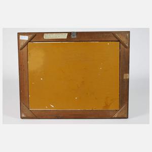 Paar schwarze Lackleisten