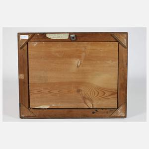 Paar schwarze Lackleisten