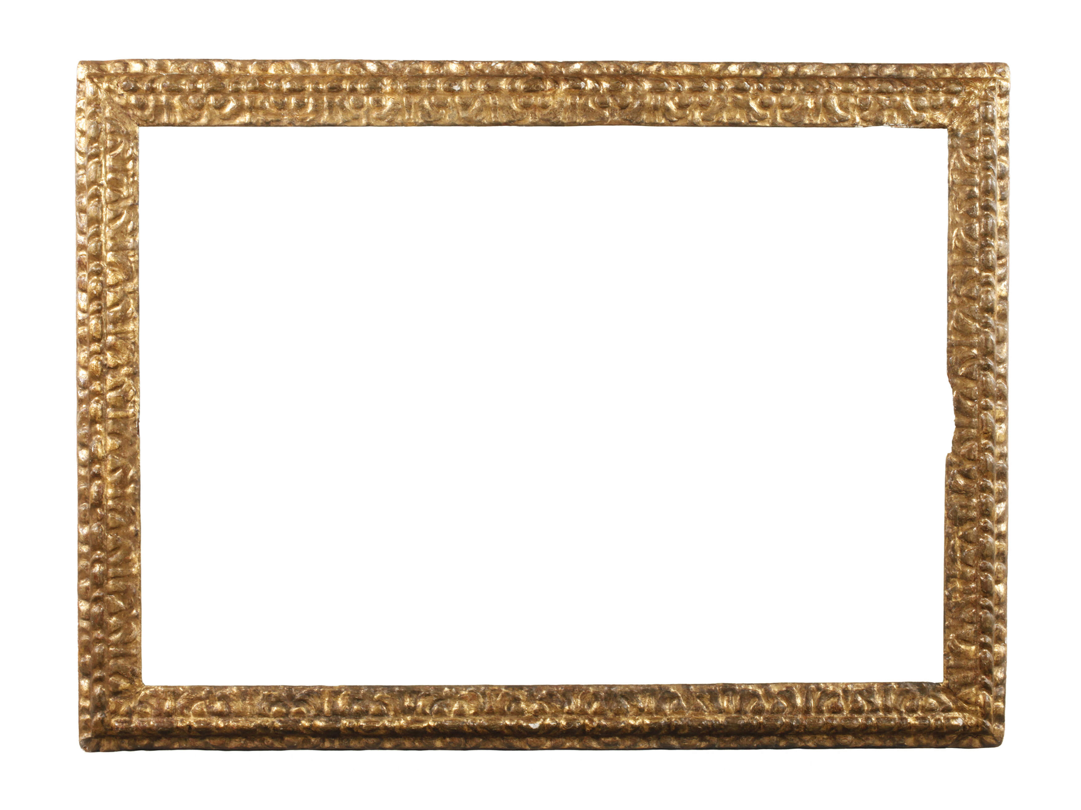 Außergewöhnlicher Goldstuckrahmen