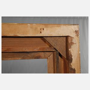 Großer Goldstuckrahmen im klassizistischem Stil