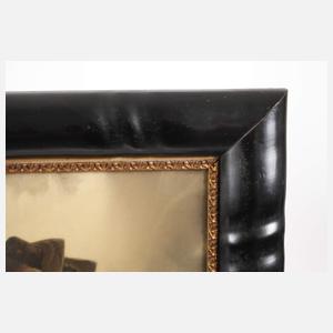 Schwarze Lackleiste Jugendstil