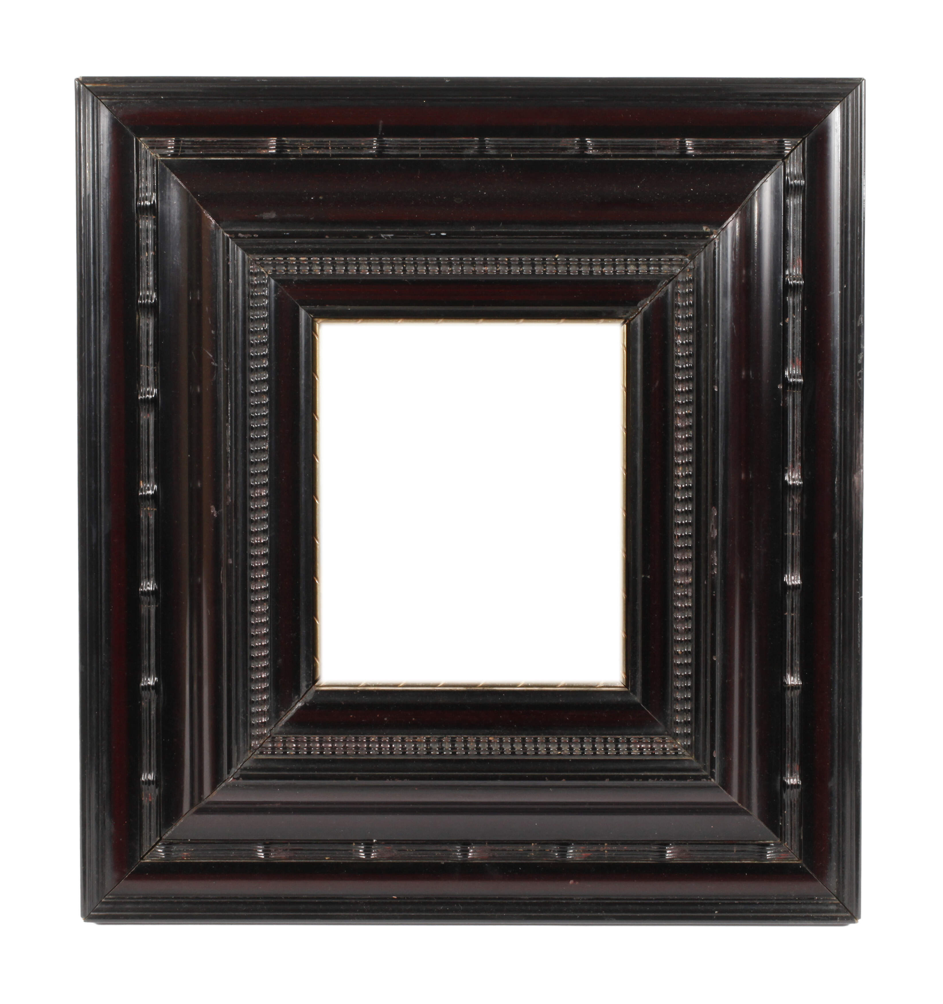 Breite schwarze Lackleiste