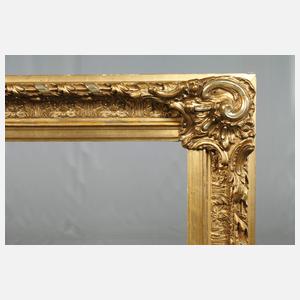 Prächtiger Goldstuckrahmen