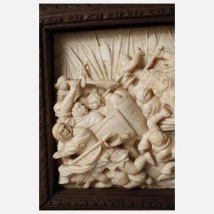 Feines Elfenbeinrelief