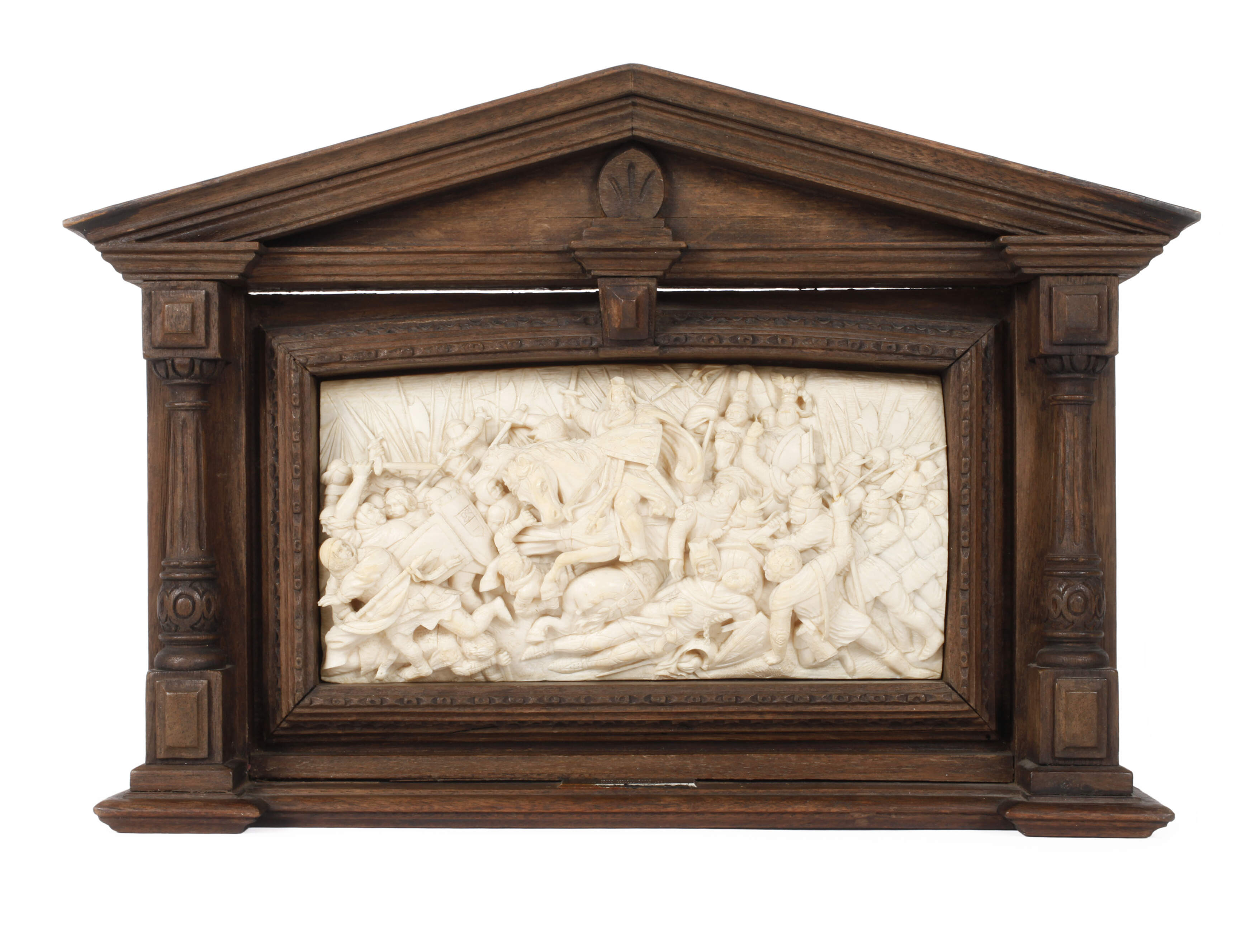 Feines Elfenbeinrelief