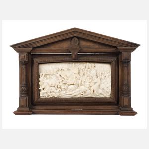 Feines Elfenbeinrelief