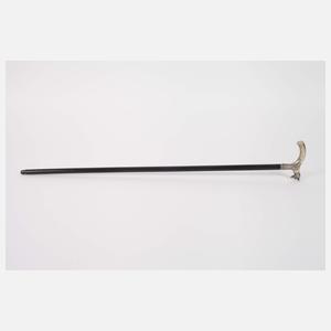Spazierstock Silber