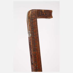 Geschnitzter Systemstock