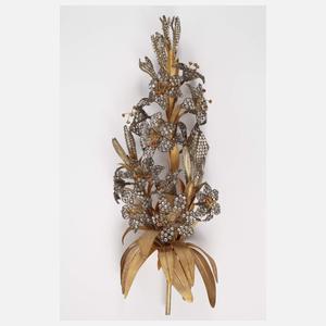 Drei florale Wandappliken