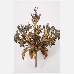 Drei florale Wandappliken