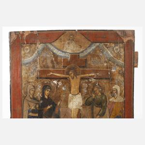 Ikone Kreuzigung Christi
