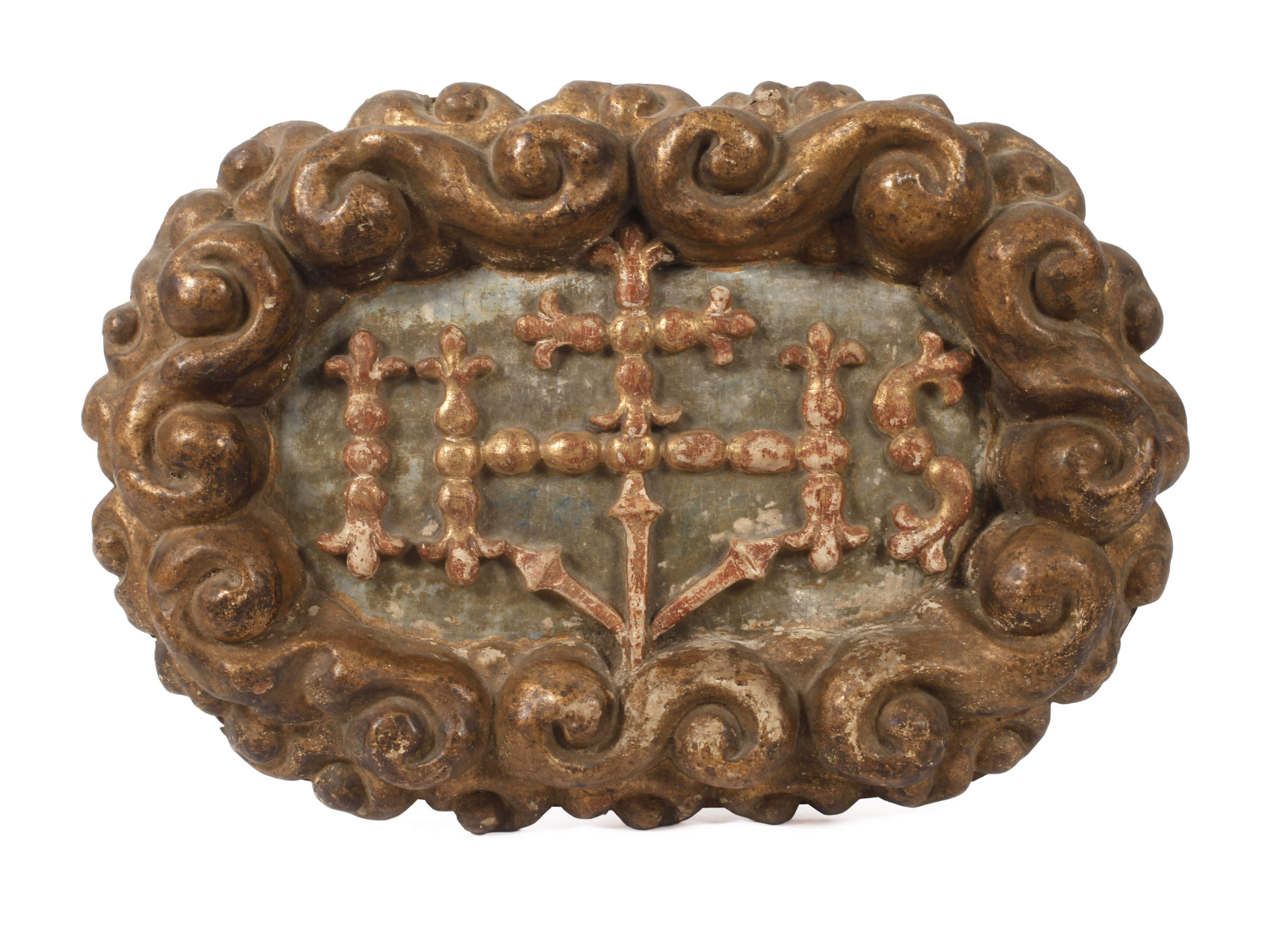 Geschnitztes Wandrelief