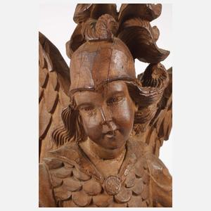 Geschnitzte Heiligenfigur