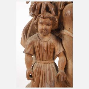 Geschnitzte Heiligenfigur