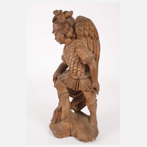 Geschnitzte Heiligenfigur