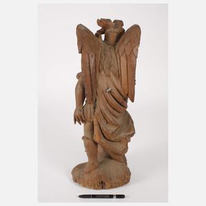 Geschnitzte Heiligenfigur