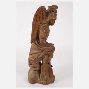 Geschnitzte Heiligenfigur